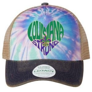 Louisiana Culture We Stand Nola Strong Legacy Tie Dye Trucker Hat