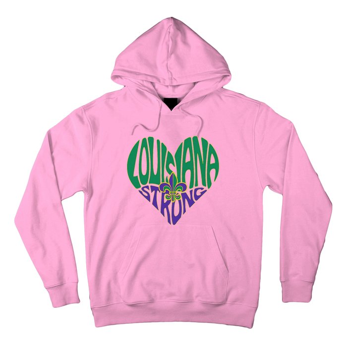 Louisiana Culture We Stand Nola Strong Hoodie