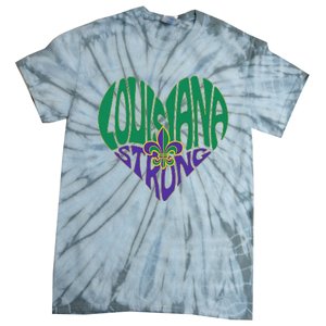 Louisiana Culture We Stand Nola Strong Tie-Dye T-Shirt