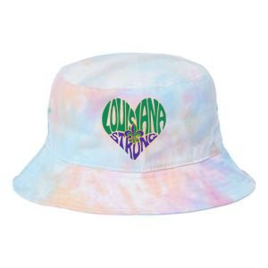 Louisiana Culture We Stand Nola Strong Tie Dye Newport Bucket Hat