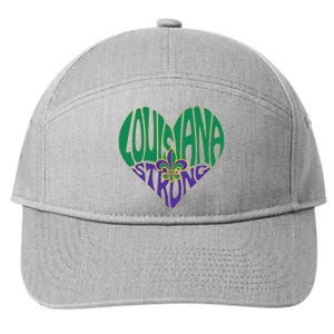 Louisiana Culture We Stand Nola Strong 7-Panel Snapback Hat