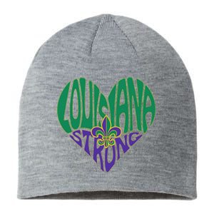 Louisiana Culture We Stand Nola Strong Sustainable Beanie