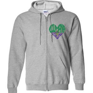 Louisiana Culture We Stand Nola Strong Full Zip Hoodie