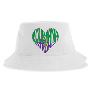 Louisiana Culture We Stand Nola Strong Sustainable Bucket Hat