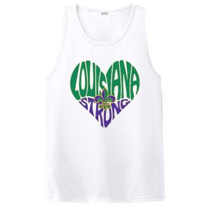 Louisiana Culture We Stand Nola Strong PosiCharge Competitor Tank