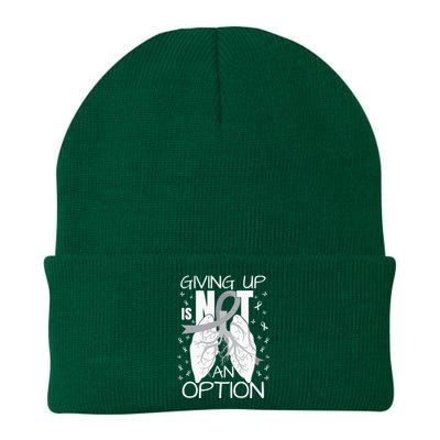 Lung Cancer Warrior Knit Cap Winter Beanie