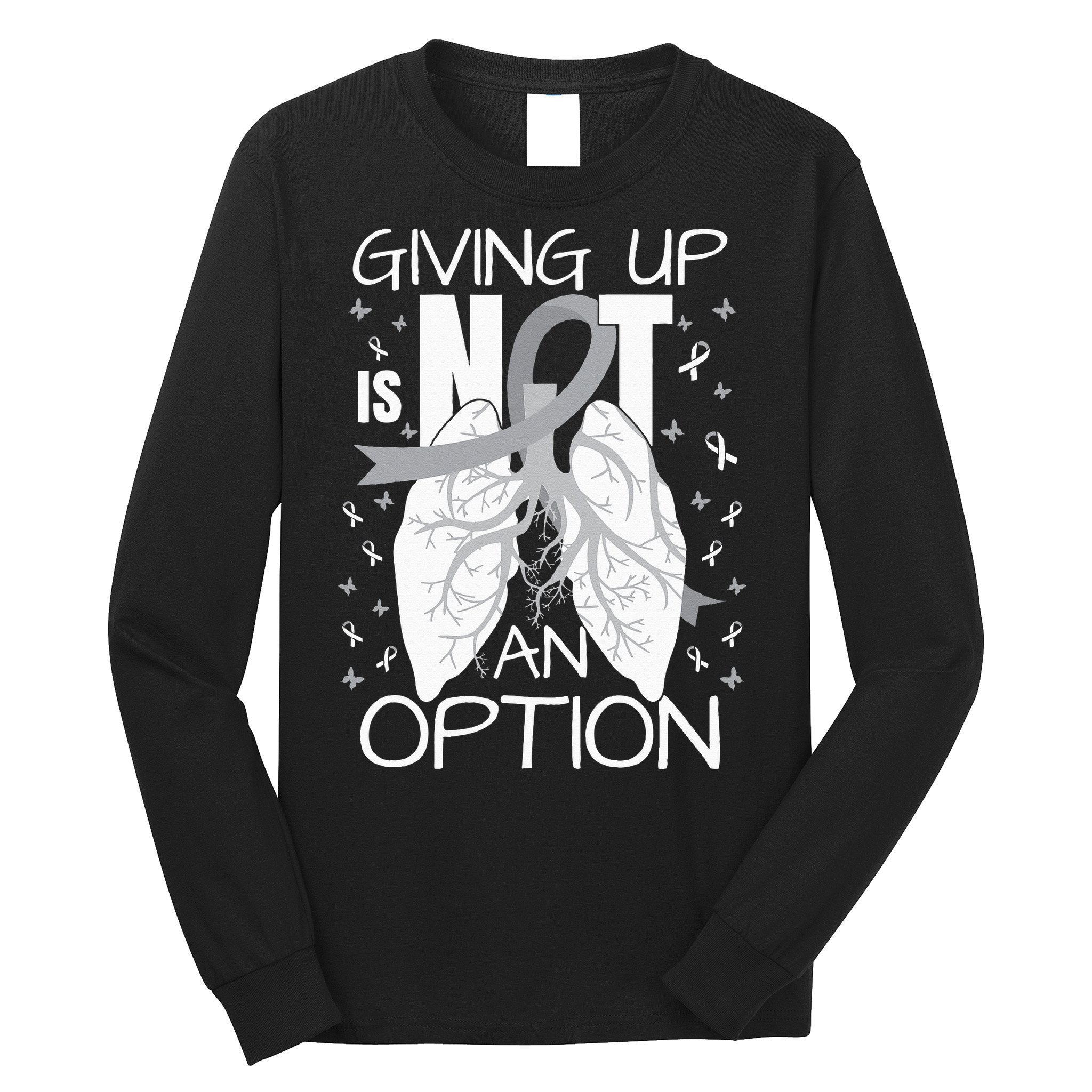 Lung Cancer Warrior Long Sleeve Shirt