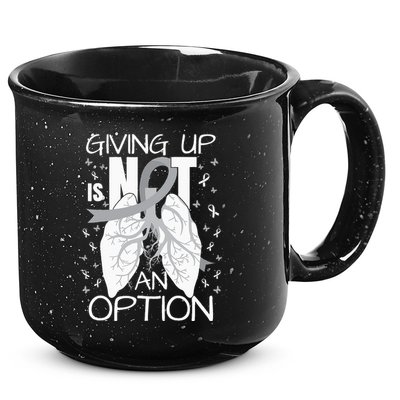 Lung Cancer Warrior 15oz Campfire Ceramic Mug