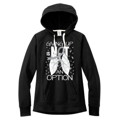 Lung Cancer Warrior Women's Fleece Hoodie