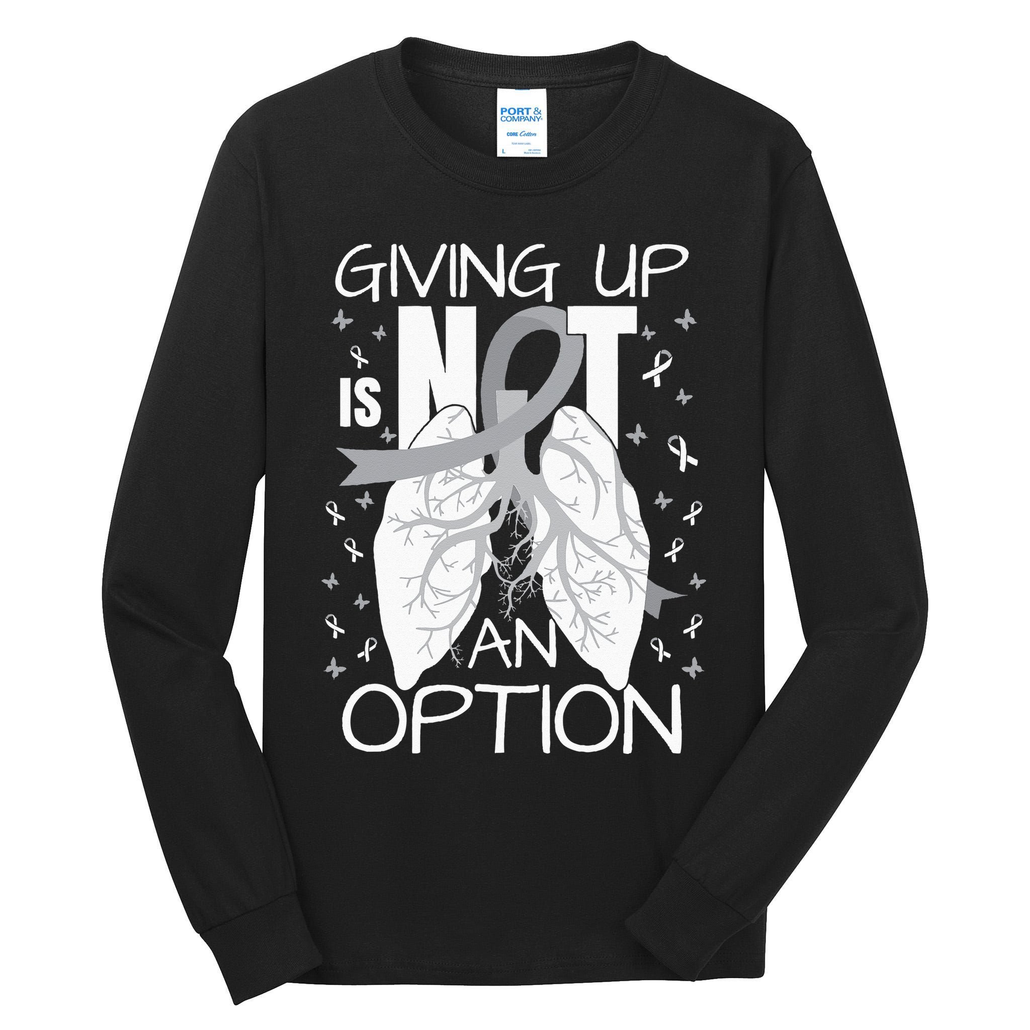 Lung Cancer Warrior Tall Long Sleeve T-Shirt