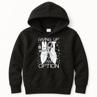 Lung Cancer Warrior Kids Hoodie