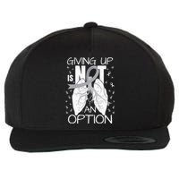 Lung Cancer Warrior Wool Snapback Cap