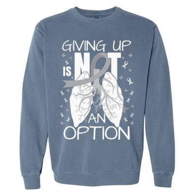 Lung Cancer Warrior Garment-Dyed Sweatshirt