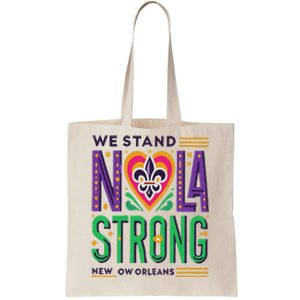 Louisiana Culture We Stand Nola Strong Tote Bag