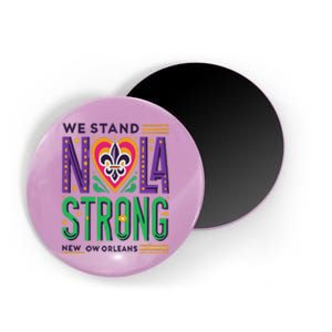 Louisiana Culture We Stand Nola Strong Magnet