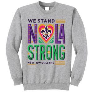 Louisiana Culture We Stand Nola Strong Sweatshirt