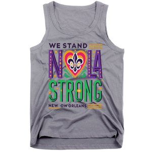 Louisiana Culture We Stand Nola Strong Tank Top