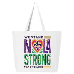 Louisiana Culture We Stand Nola Strong 25L Jumbo Tote