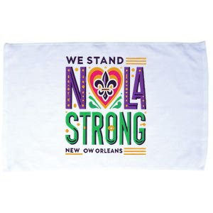 Louisiana Culture We Stand Nola Strong Microfiber Hand Towel