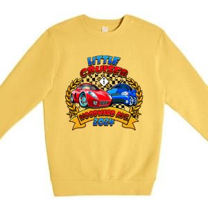 Little Cruiser Woodward Ave 2024 Kid Design Premium Crewneck Sweatshirt