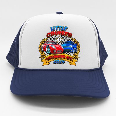 Little Cruiser Woodward Ave 2024 Kid Design Trucker Hat