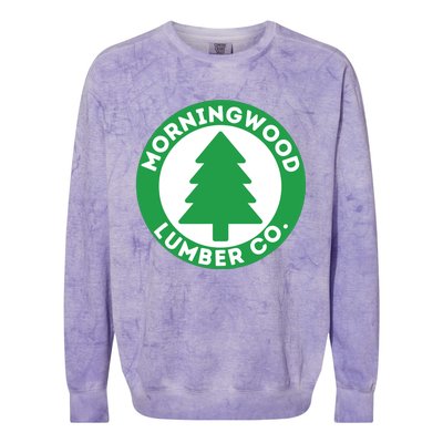 Lumber Carpenter Woodworking Woodworker Colorblast Crewneck Sweatshirt