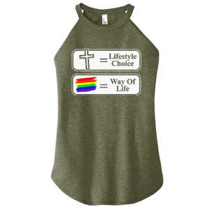 Lifestyle Choice Way Of Life Lgbt Women’s Perfect Tri Rocker Tank