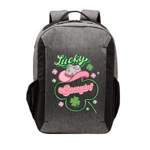 Lucky Cowgirl Western St Patricks Day Women Cowboy Hat Vector Backpack