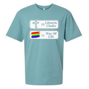 Lifestyle Choice Way Of Life Lgbt Sueded Cloud Jersey T-Shirt