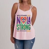 Louisiana Culture We Stand Nola Strong Women's Strappy Tank