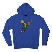 Leprechaun Dunking A Basketball St Patricks Day Gift Hoodie