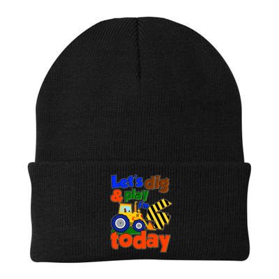 Let's Dig And Play I'm 4 Four Today 4th Birthday Party Excavator Beanie