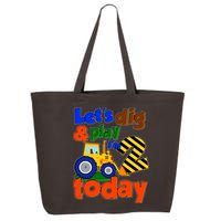 Let's Dig And Play I'm 2 Two Today 2nd Birthday Party Excavator 25L Jumbo Tote