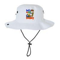 Let's Dig And Play I'm 1 One Today 1st Birthday Party Excavator Bucket Hat
