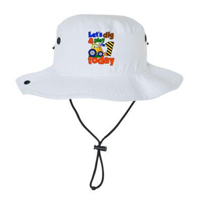 Let's Dig And Play I'm 1 One Today 1st Birthday Party Excavator Legacy Cool Fit Booney Bucket Hat