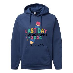 Last Day Autographs 2024 End Of School Performance Fleece Hoodie