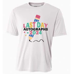 Last Day Autographs 2024 End Of School Cooling Performance Crew T-Shirt