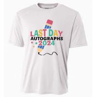 Last Day Autographs 2024 End Of School Cooling Performance Crew T-Shirt