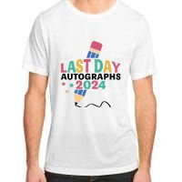 Last Day Autographs 2024 End Of School Adult ChromaSoft Performance T-Shirt