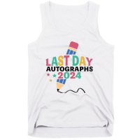 Last Day Autographs 2024 End Of School Tank Top