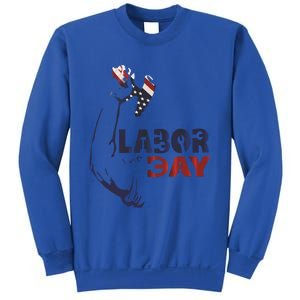 Labor Day America Flag Laborer Gift Happy Labor Day Gift Sweatshirt