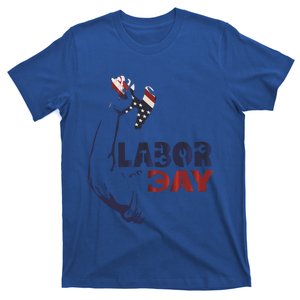 Labor Day America Flag Laborer Gift Happy Labor Day Gift T-Shirt