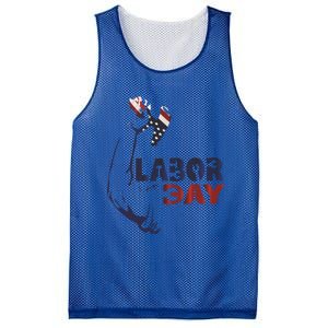 Labor Day America Flag Laborer Gift Happy Labor Day Gift Mesh Reversible Basketball Jersey Tank