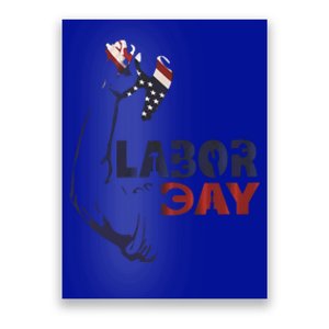 Labor Day America Flag Laborer Gift Happy Labor Day Gift Poster