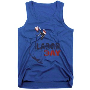 Labor Day America Flag Laborer Gift Happy Labor Day Gift Tank Top