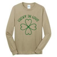 Lucky Dog Animal Rescue Valentine's Day Tall Long Sleeve T-Shirt