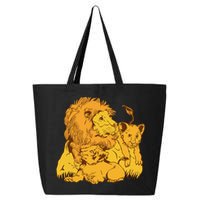 Lion Dad And Babies 25L Jumbo Tote