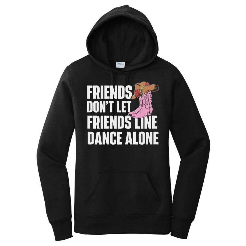 Line Dance Alone Country Music Western Dancer Cowgirl Women's Pullover Hoodie