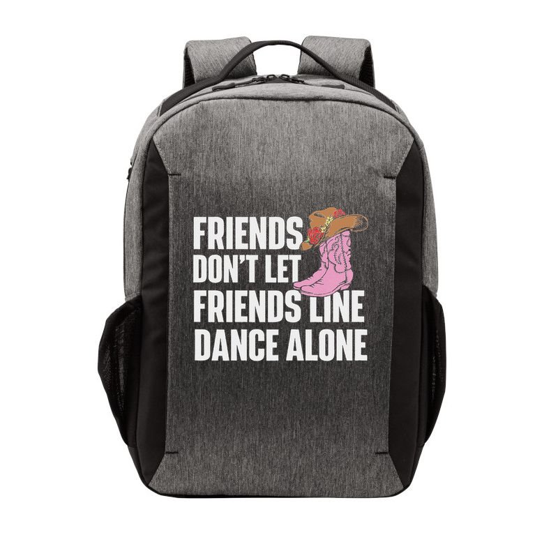 Line Dance Alone Country Music Western Dancer Cowgirl Vector Backpack