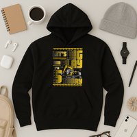Let's Dig And Play I'm 5 Today 5th Birthday Party Excavator Hoodie
